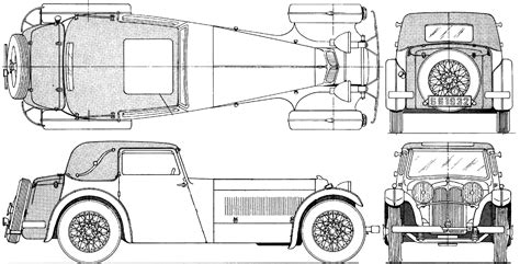 Jaguar Ss1 1932 1500×765 Concept Car Design Car Blueprint