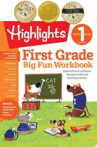 First Grade Big Fun Workbook Highlights Learning Books Amazon