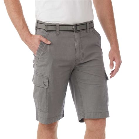 Wearfirst Stretch Belted Ripstop Cargo Shorts High Rise Shorts