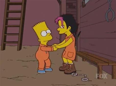 Image Bart And Gina Out Of Their Handcuffs Simpsons Wiki Fandom Powered By Wikia