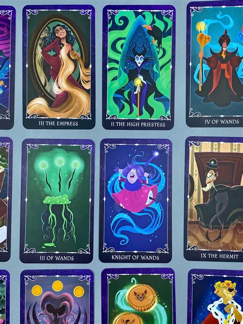 Intuitively Chosen Disney Villains Tarot Card Book Mark Etsy Australia
