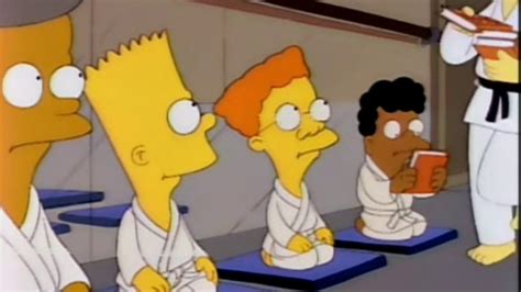 S03e03 Bart At Karate Course Youtube