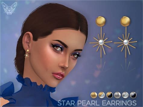 Star Pearl Earrings At Giulietta Sims 4 Updates