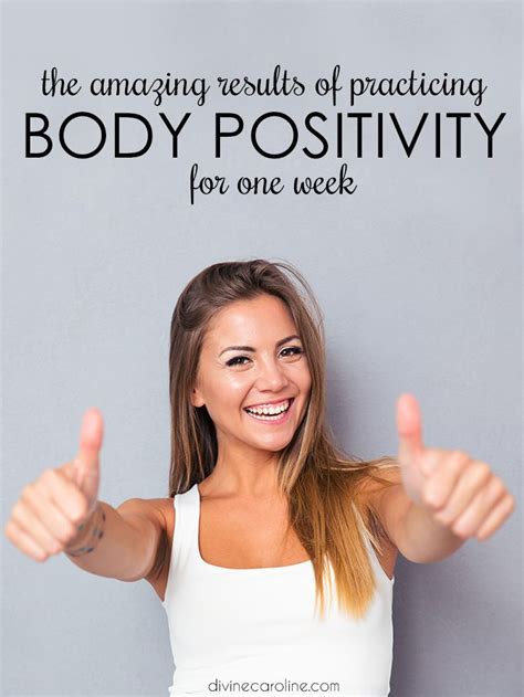 I Practiced Body Positivity For A Week Here S What Happened More Body Positivity Positive