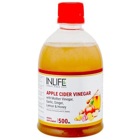 Gold apple in app store. Buy INLIFE Apple Cider Vinegar with Garlic Ginger Lemon ...