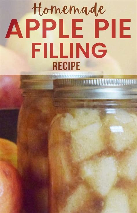 How To Make Apple Pie Filling For Canning Recipe Apple Pies Filling Recipe For Canning