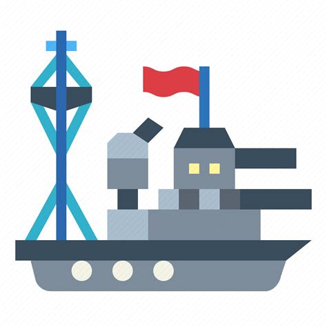 Boat Destroyer Military Ship Icon Download On Iconfinder