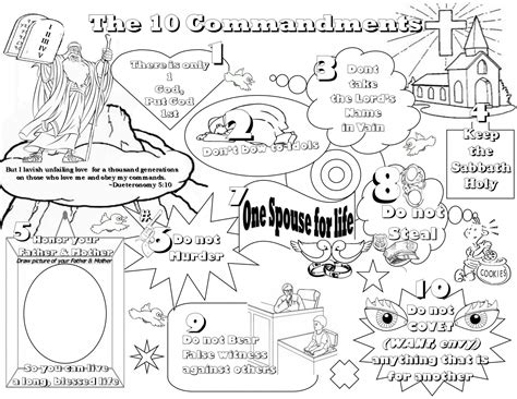 Our 10 commandments coloring pages can help teach your children the story of moses on mt sinai. This Is How Free Printable Ten Commandments Coloring Pages ...