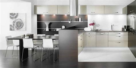 terpopuler desain dapur nuansa hitam putih dapur minimalis