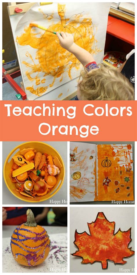 Teaching Colors Orange Happy Home Fairy Teaching Colors Color