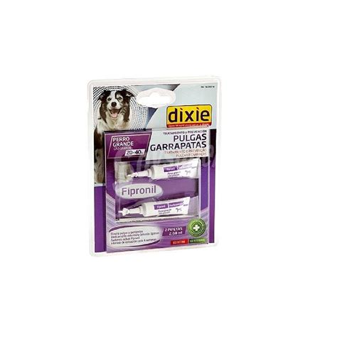 Dixie 2 Pipetas De Insecticida Para Perro Grande Dixie 20 40kg