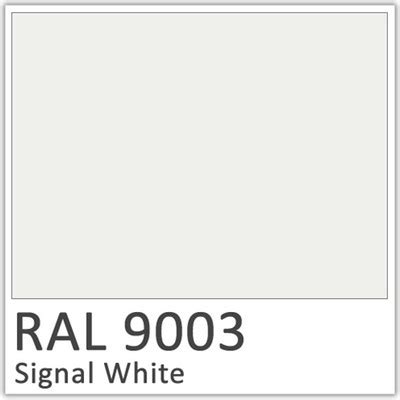 RAL 9003 GT Polyester Pigment Signal White