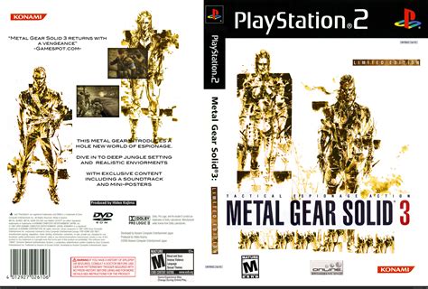 Viewing Full Size Metal Gear Solid 2 Substance Special Edition Box Cover