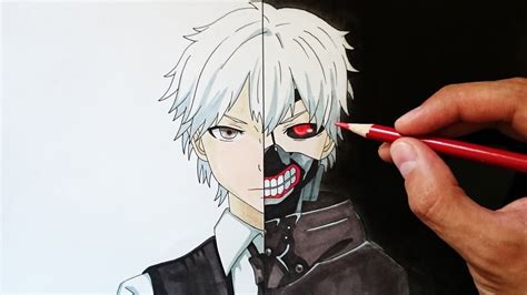 Cómo Dibujar A Kaneki Ken De Tokyo Ghoul 】 Paso A Paso Muy Fácil 2020