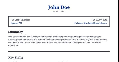 We did not find results for: Full Stack Developer Resume Example With Content Sample ...