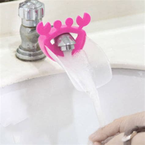 Realeos Crab Faucet Extender Sink Handle Fun Help For Hand Wash Water