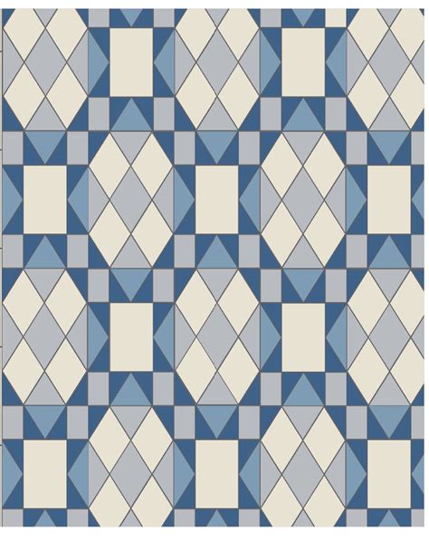 Original Style Victorian Floor Tiles Savoy Pattern