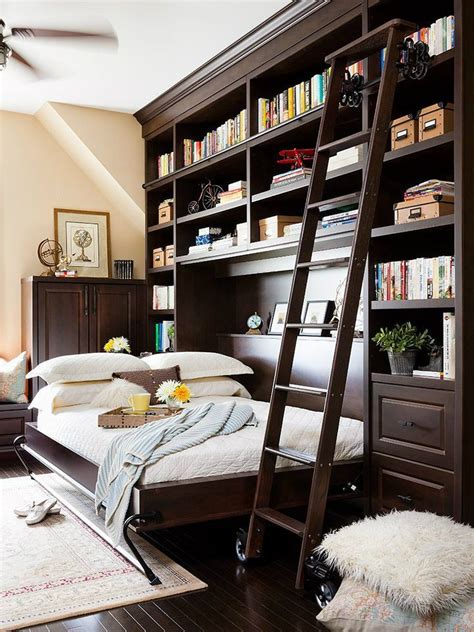 Murphy Bed With Sliding Shelves