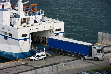 Unloading Cargo From The Ship Stock Photo Image Of Shipping Freight