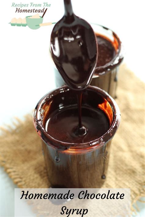 Thick Rich And Fudgy This Homemade Chocolate Syrup Is Perfect For