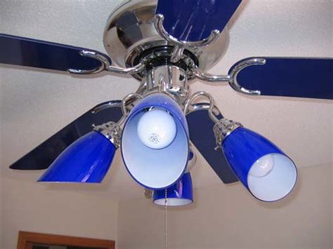 Blue Ceiling Fan With Light Ceiling Fan Blue Star With Light And
