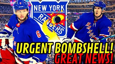 💥TODAY'S LATEST NEWS FROM THE NEW YORK RANGERS! URGENT BOMBSHELL! SHOOK