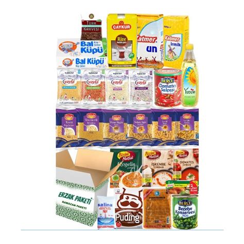 Erzak Paketi Ramazan Erzak Yardım Paketi Kolisi 25 Parça Fiyatı
