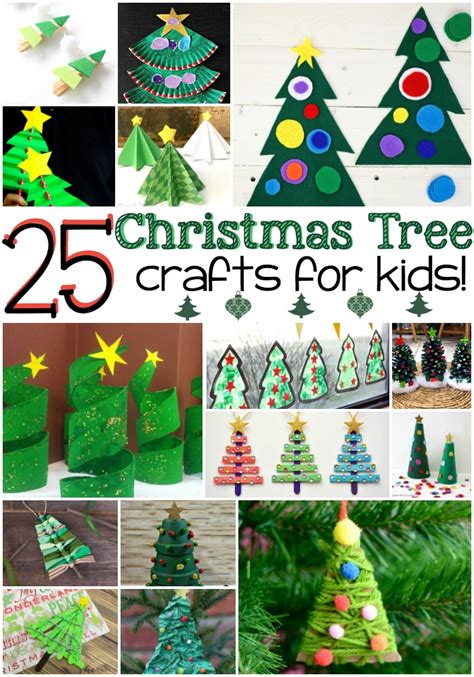 25 Christmas Tree Crafts For Kids