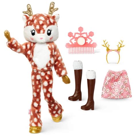 Barbie Cutie Reveal Doll With Deer Plush Costume And Surprises