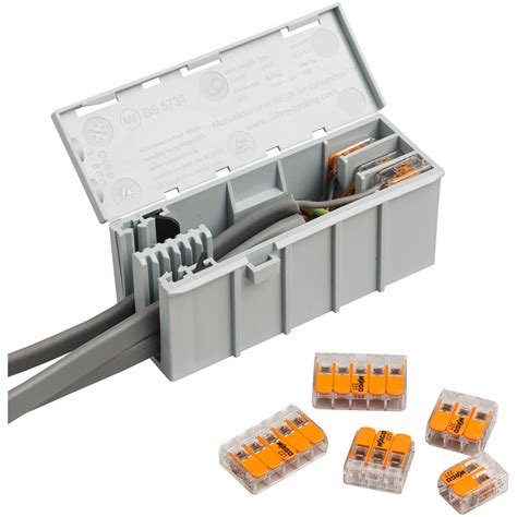 Wago 207 3301 Wagobox 221 4 Junction Box For 221 4 And 2773 Series