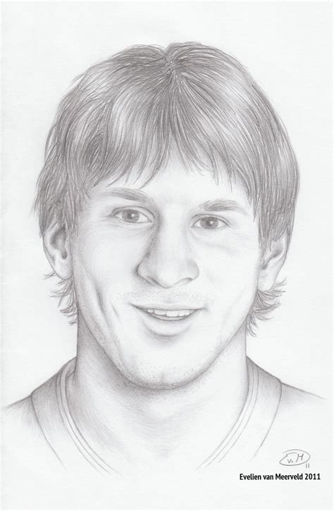 Hij stroomde in 2004 door vanuit de jeugdopleiding van fc barcelona. Lionel Messi | Graphite pencil portrait of the famous Argent… | Flickr