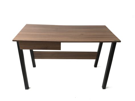 Ironck computer desk, 47 writing study table with 2 drawers, wood metal home office desk, laptop notebook pc workstation, easy assembly, industrial style 4.2 out of 5 stars 58 $129.99 $ 129. HEEYUE Computer Desk Writing Desk Study Table with Drawer ...