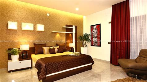 Here's active designs, the best interior designers in trivandrum that offers super quality designing services. Bedroom interior with premium bed and elegant wallpaper ...
