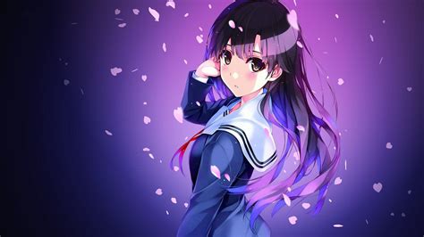 Purple Anime Wallpapers 1080p Wallpaper Cave