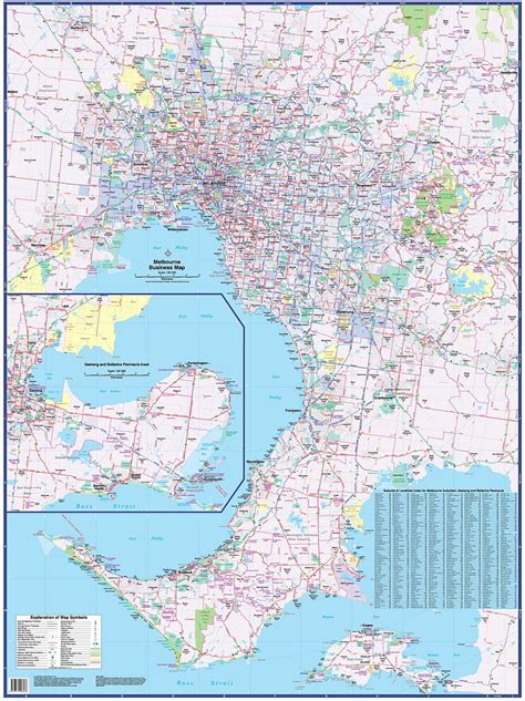 Melbourne Map With Suburb Boundaries Aussie Map