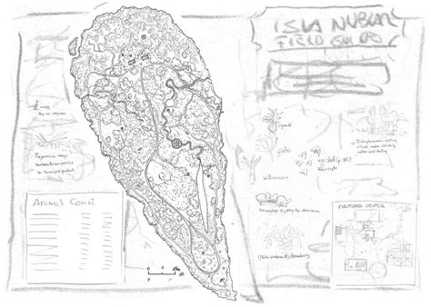 Isla Nublar Map Novel