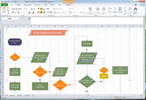 Create Flowchart For Excel Edraw