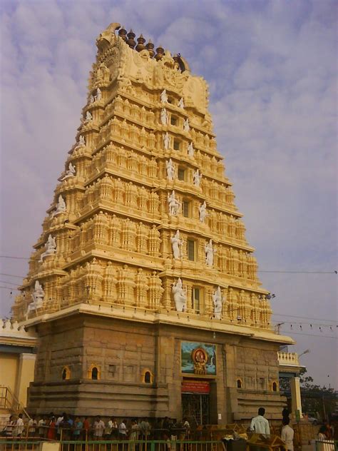 Mysore Sri Chamundeshwari Temple Jejuri Hindu Temple Ancient Architecture