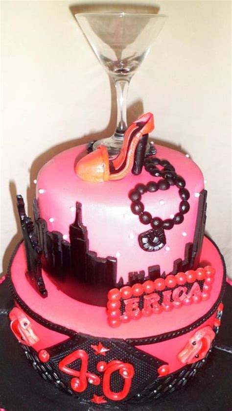 Sex And The City Style Birthday Cake Cake By Joyce Cakesdecor