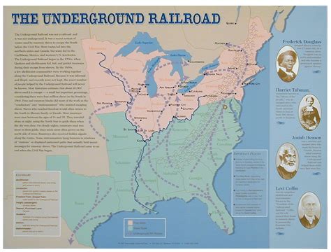 The Underground Railroad Map