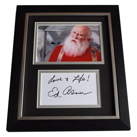 Has carved a professional niche for himself by playing, of all roles, jolly. Ed Asner Signed 10x8 Framed Photo Autograph Display Elf ...