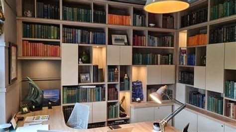 Home Office Bookshelf Background Macan Png
