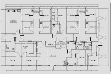 Medical Floor Plan By Wilkins Builders A Modular Manufacturer