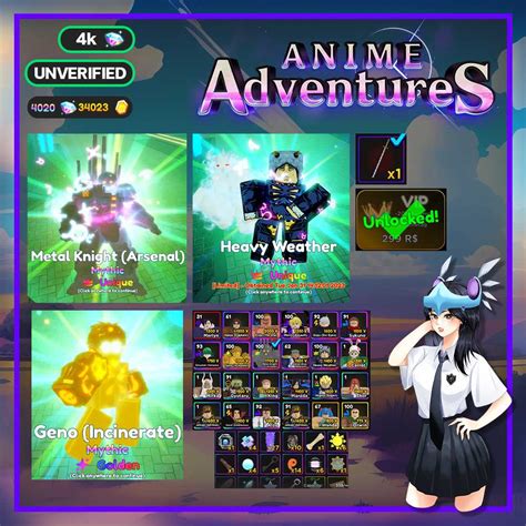 Unique Mk Anime Adventures 2 Unique 1 Secret 20 Mythic Units