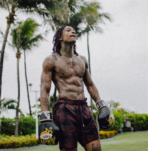 Beach Body Motivation Wiz Khalifa Reveals Buff New Physique PHOTOS