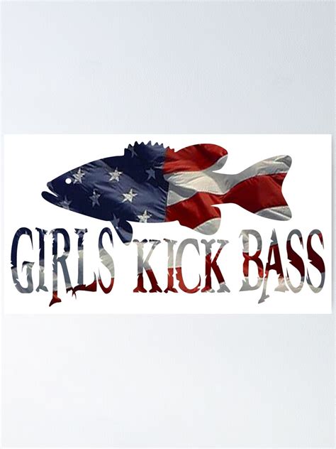 American Bass Girl Poster For Sale By Ssduckman Redbubble