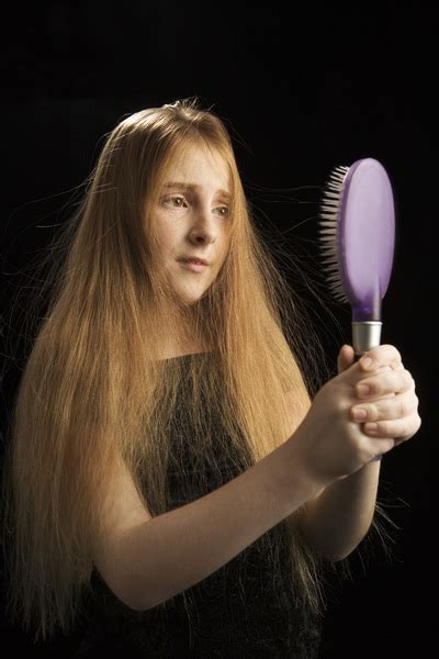 Girl Holding Hairbrush Free Photo Download Freeimages