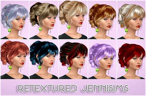 Newsea Endless Song Butterflysims Hair Retextured At Jenni Sims Sims Updates