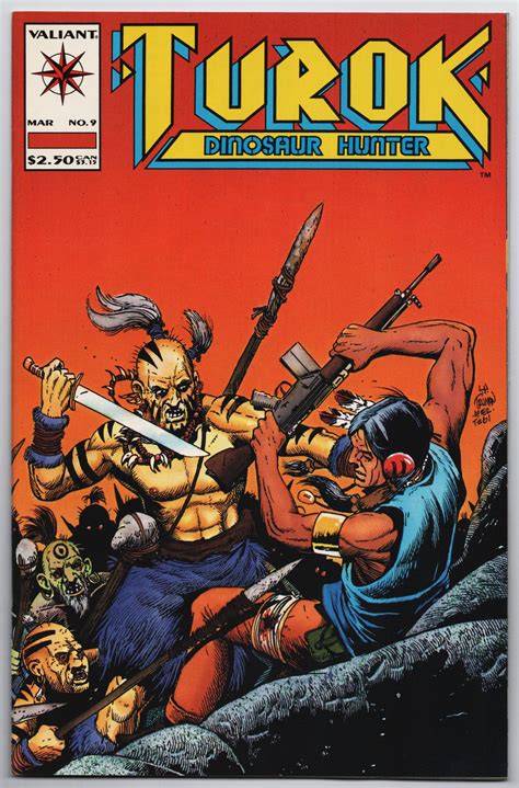 Turok Dinosaur Hunter 9 Valiant 1994 Vf Itc804 Comic Books