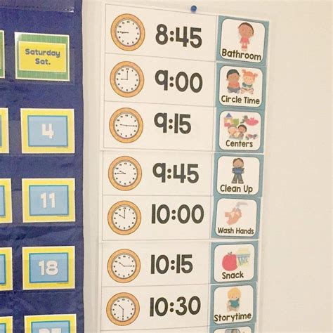 Visual Schedule Visual Schedule Preschool Kids Schedule Preschool